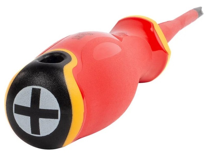 Отвертка диэлектрическая PHILIPS КВТ PH2x100 серия СЛИМ 103008 - изображение 2