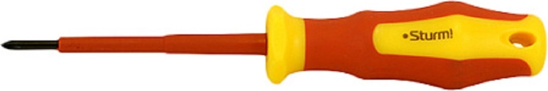 Отвертка диэлектрическая PHILIPS Sturm 1040-17-PH0-75 эрго ручка, ph0х75мм