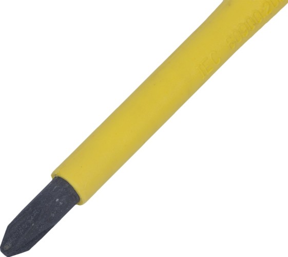 Отвертка диэлектрическая PHILIPS МАСТАК 041-02100EH №2, 100 мм, держатель - изображение 3