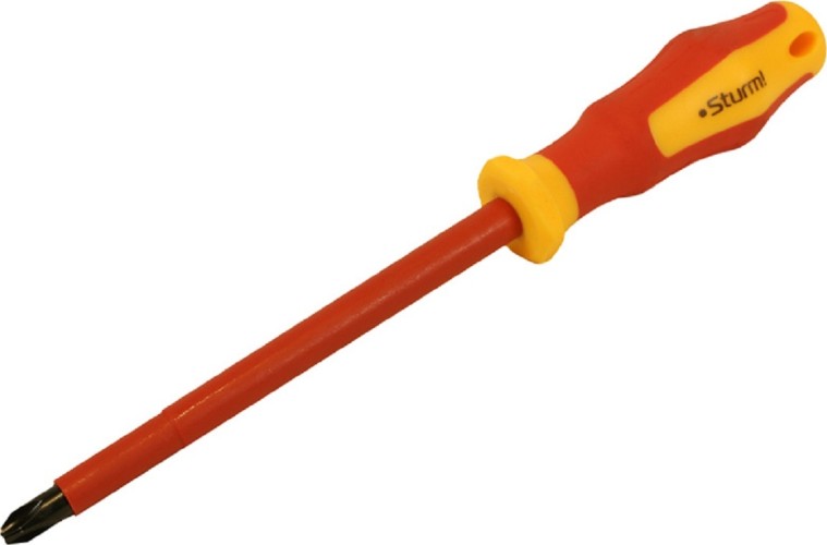 Отвертка диэлектрическая PHILIPS Sturm 1040-17-PH3-150 эрго ручка, ph3х150мм - изображение 2