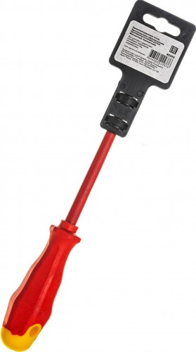 Отвертка диэлектрическая шлицевая Biber 85593 SL 5,5х125мм тов-079502 - изображение 2