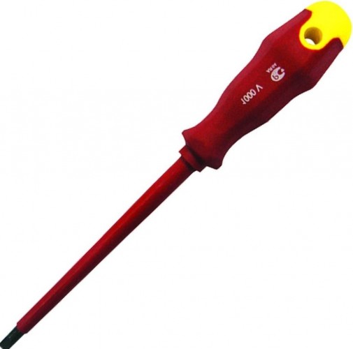 Отвертка диэлектрическая шлицевая Biber 85594 SL 6,5х150мм тов-079411
