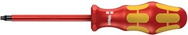 Отвертка диэлектрическая WERA Kraftform Plus 100 VDE 1000 V 168i # 3 х 150 мм WE-004782 WE-004782