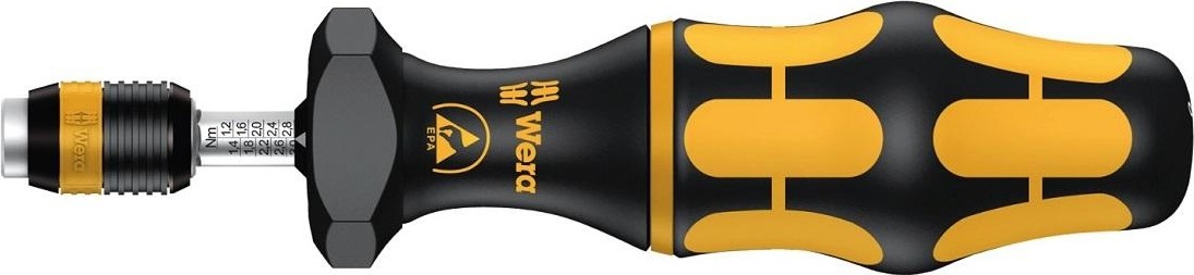 Отвертка динамометрическая WERA Kraftform ESD 0,3 х 1 Nm WE-074782 WE-074782