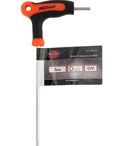 Отвертка HEX AV Steel AV-360203 3 мм - изображение 4