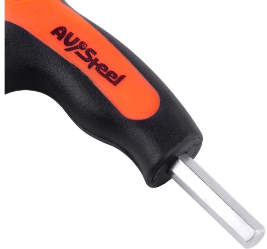 Отвертка HEX AV Steel AV-360205 5 мм - изображение 2