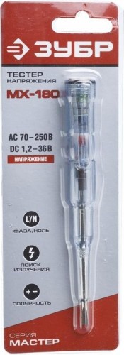 Отвертка индикаторная ЗУБР 45235 70 - 250 V - изображение 2