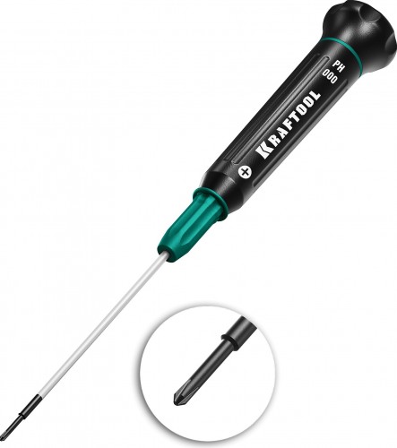 Отвертка KRAFTOOL Precision PH 000 для точных работ 25682-000 - изображение 2