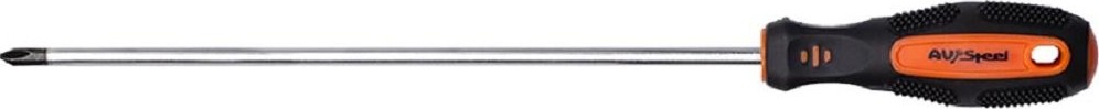 Отвертка крестовая AV Steel AV-410006 PH0 х 150 мм