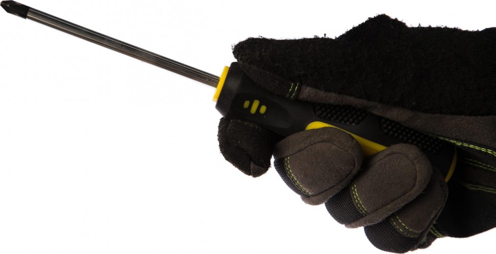 Отвертка крестовая Biber Крафтер 86017 CrV сталь ph 2х100мм тов-141913 - изображение 3