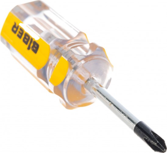 Отвертка крестовая Biber Стандарт 85588 PH 1х38мм (бочка) тов-079498 - изображение 2