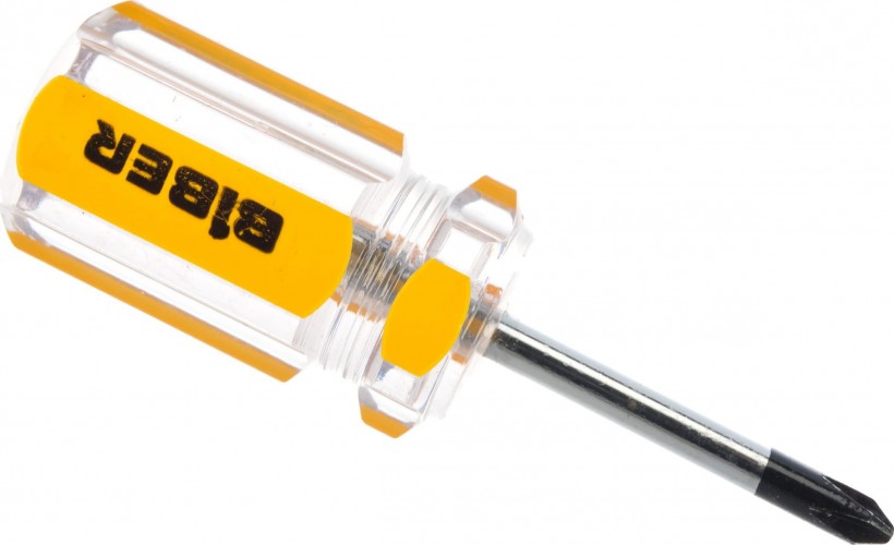 Отвертка крестовая Biber Стандарт 85588 PH 1х38мм (бочка) тов-079498 - изображение 3