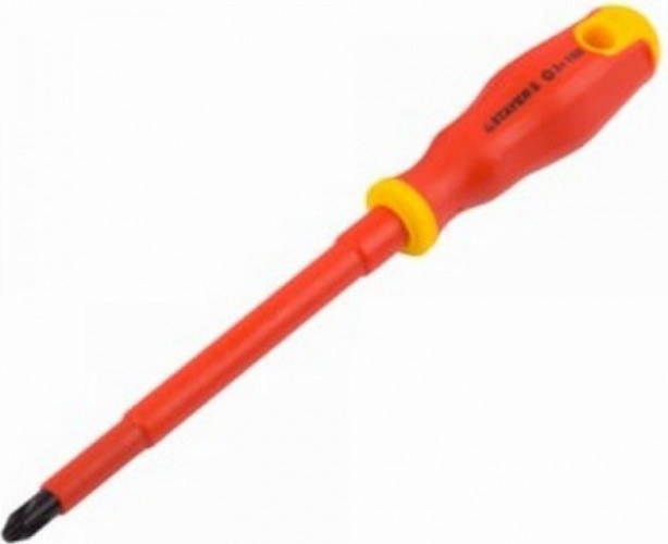 Отвертка крестовая диэлектрическая STAYER "PROFI" "ELECTRO" PH3 х 150 мм 25142-3-15 25142-3-15_z01