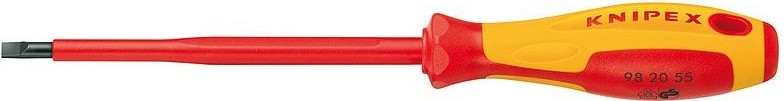 Отвертка крестовая диэлектрическая KNIPEX 982401 1000 V, PH1 x 175 мм KN-982401