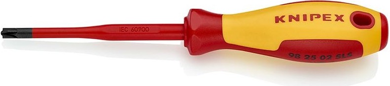 Отвертка крестовая диэлектрическая KNIPEX 982502SLS 1000 V, Plus/Minus Z KN-982502SLS