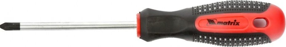 Отвертка крестовая Fusion MATRIX Anti-Slip PH2х100 мм, CrV, 3-х компонентная рукоятка 11441