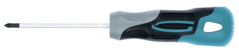 Отвертка крестовая GROSS 12155 PZ0x75 мм