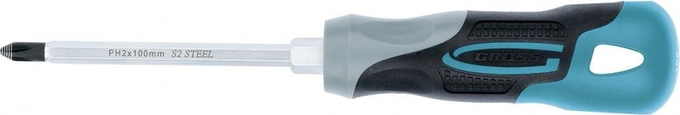 Отвертка крестовая GROSS PH 2 х 100 мм 12144 12144