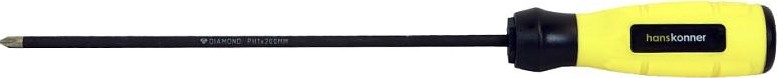 Отвертка крестовая HANSKONNER HK1040-16-PH1-200 алмазн. наконечник
