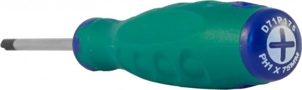 Отвертка крестовая JONNESWAY D71P175 ANTI-SLIP GRIP, PH1 х 75 мм 049950 - изображение 2