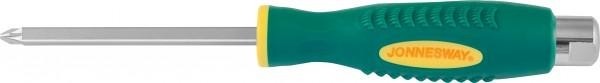 Отвертка крестовая JONNESWAY D70Z2100 POZIDRIV®, ударная, под ключ, PZ2x100 046092