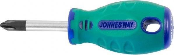 Отвертка крестовая JONNESWAY D71P238 ANTI-SLIP GRIP, PH2 х 38 мм 049952