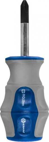 Отвертка крестовая Кобальт 646-393 ultra grip ph-2х38 мм cr-v, двухкомпонентная рукоя - изображение 2