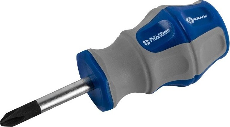 Отвертка крестовая Кобальт 646-393 ultra grip ph-2х38 мм cr-v, двухкомпонентная рукоя - изображение 3