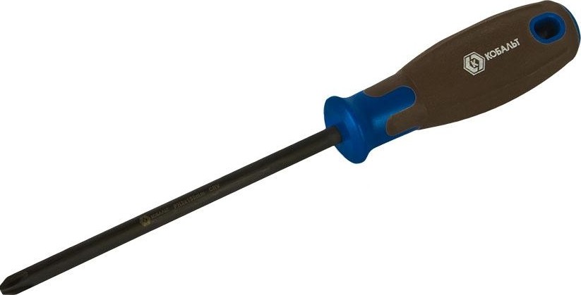 Отвертка крестовая Кобальт 912-120 polywood ph-3х150 мм cr-v, древесно-полимерная рук - изображение 3