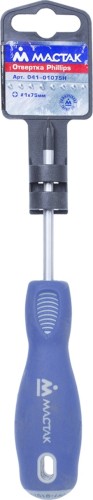 Отвертка крестовая МАСТАК 041-01075H PH1 x 75 мм - изображение 3