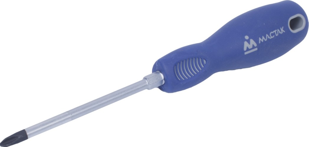 Отвертка крестовая МАСТАК 041-02101H PH2 х 100 мм