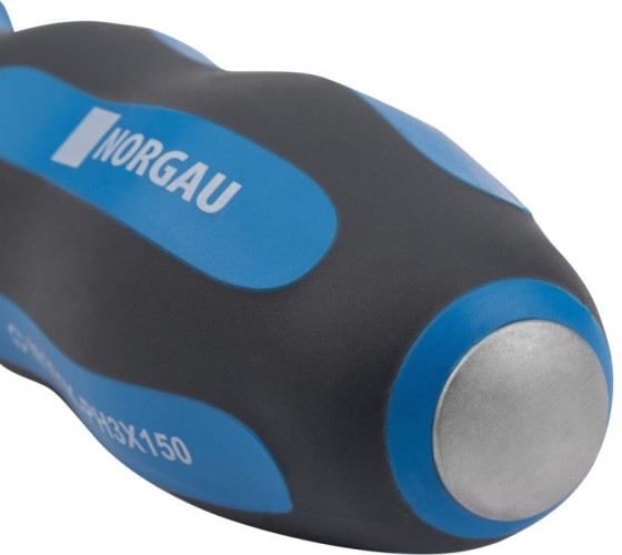 Отвертка крестовая Norgau PH3x150 phillips с ударным наконечником 062105230 - изображение 4