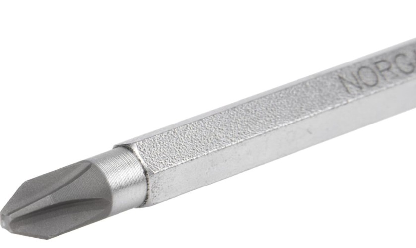 Отвертка крестовая Norgau PZ1x75 с ударным наконечником 062152210 - изображение 2