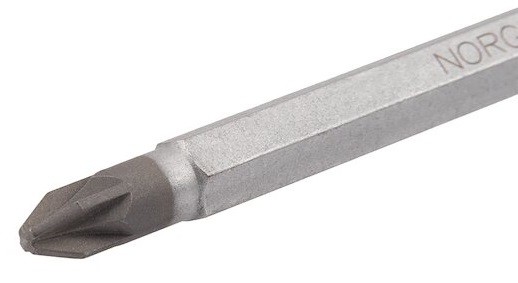 Отвертка крестовая Norgau PZ2x100 с ударным наконечником 062152220 - изображение 2