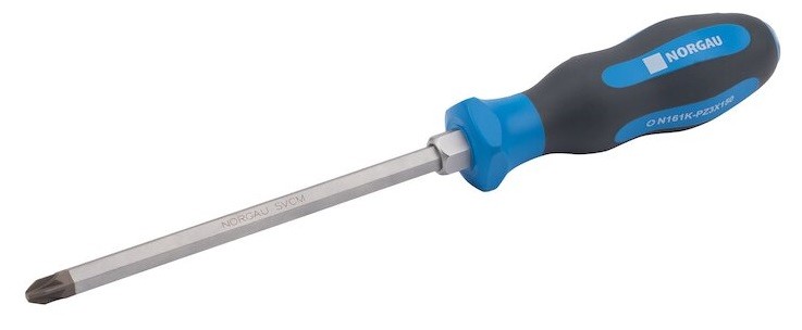 Отвертка крестовая Norgau PZ3x150 с ударным наконечником 062152230