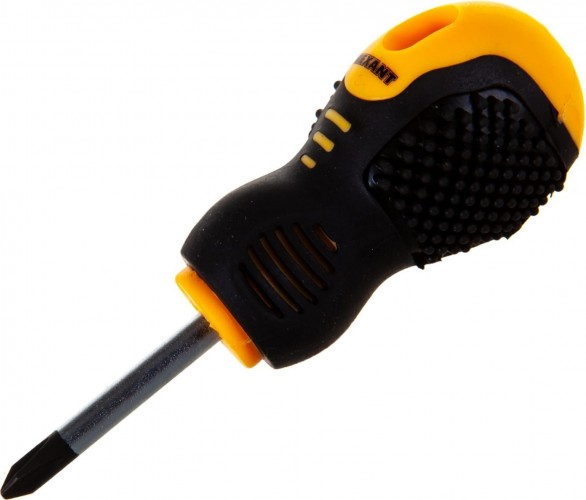 Отвертка крестовая REXANT PH 1х40 мм Cr-V двухкомпонентная рукоятка 12-6412