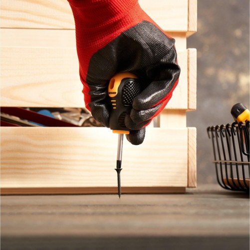 Отвертка крестовая REXANT PH 1х40 мм Cr-V двухкомпонентная рукоятка 12-6412 - изображение 3