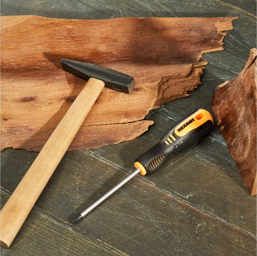 Отвертка крестовая REXANT PH 2х100 мм Cr-V двухкомпонентная рукоятка 12-6407 - изображение 2