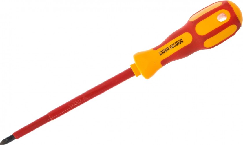 Отвертка крестовая REXANT PH2х150 мм диэлектрическая до 1000В 12-4718