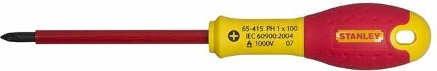 Отвертка крестовая STANLEY VDE FATMAX 0-65-415 PH1 х 100 мм 0-65-415