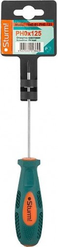Отвертка крестовая Sturm 1040-01-PH0-125 ph0x125мм, магнит. наконечник - изображение 2