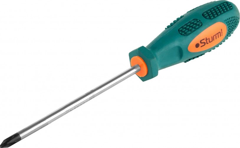 Отвертка крестовая Sturm 1040-01-PH1-125 ph1x125мм, магнит. наконечник