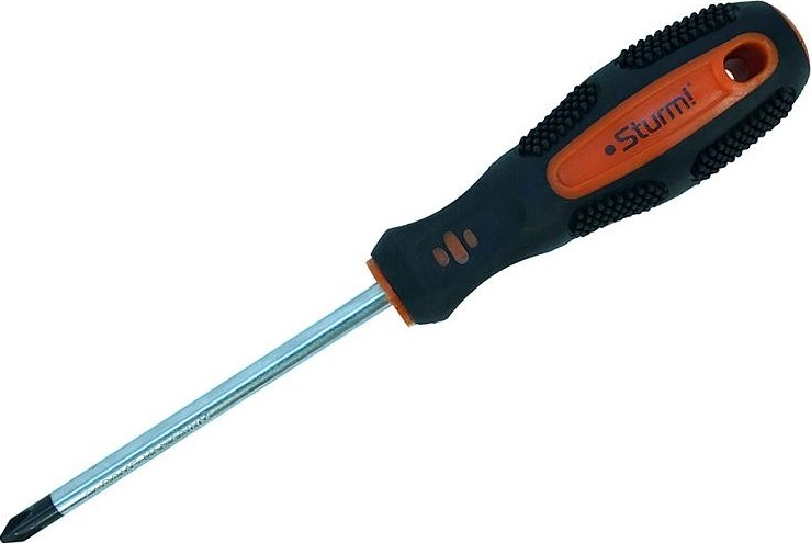 Отвертка крестовая Sturm 1040-03-PH2-100 ph2x100мм, магнит. наконечник
