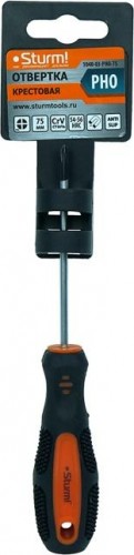 Отвертка крестовая Sturm 1040-03-PH0-75 ph0x75мм, магнит. наконечник - изображение 3