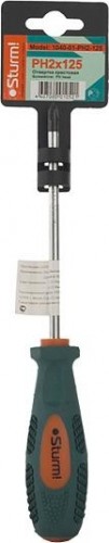 Отвертка крестовая Sturm 1040-01-PH2-125 ph2x125мм, магнит. наконечник - изображение 2