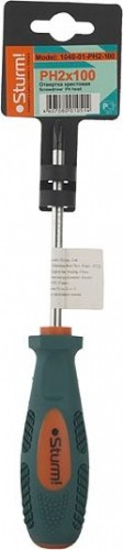 Отвертка крестовая Sturm 1040-01-PH2-100 ph2x100мм, магнит. наконечник - изображение 2