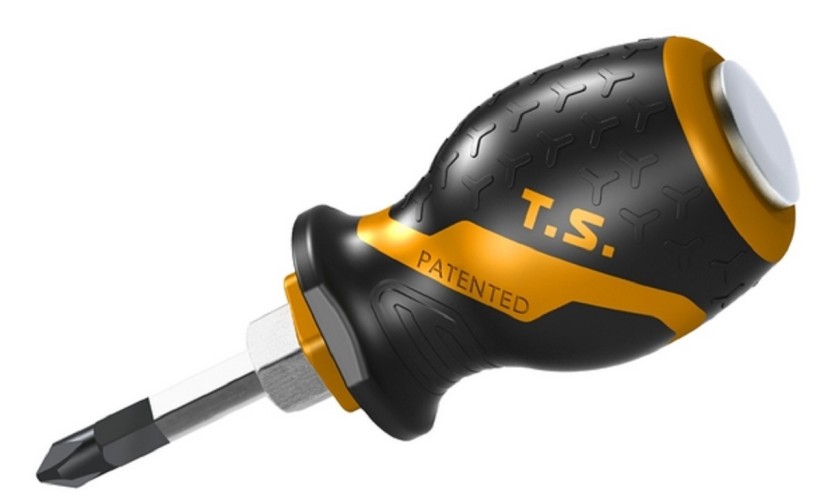 Отвертка крестовая TOLSEN TT20140 "GRIPro", Phillips №2, 38 мм, силовая