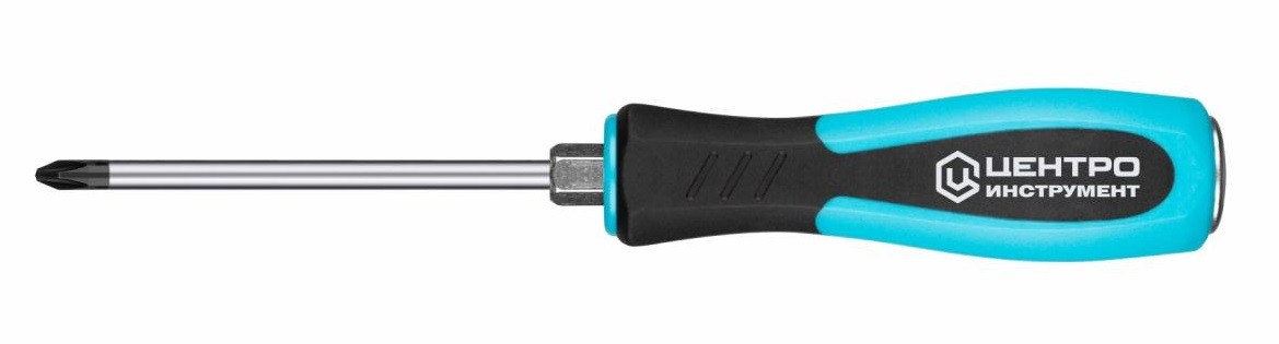 Отвертка крестовая ЦЕНТРОИНСТРУМЕНТ 1836-2-2-100 ударная ph2x100