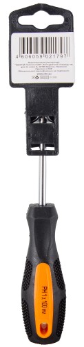Отвертка крестовая ВИХРЬ PH1, 100 мм 73/6/2/1 - изображение 3