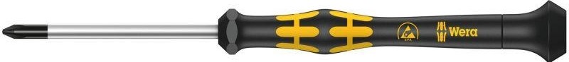 Отвертка крестовая WERA Kraftform Micro 1550 PH ESD PH 1 х 80 мм WE-030112 WE-030112